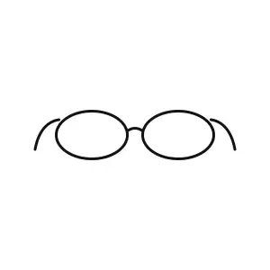 نظارة طبية إطار بيضاوي — Savy Oval